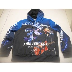 Garth Brooks 35Th Anniversary Hoodie 1985-2020 Size L ?? No Tag #544